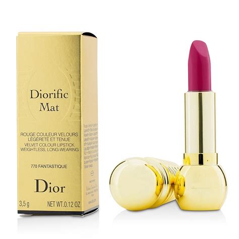 dior 770 fantastique|Dior Christian Diorific Mat Velvet Colour Lipstick .